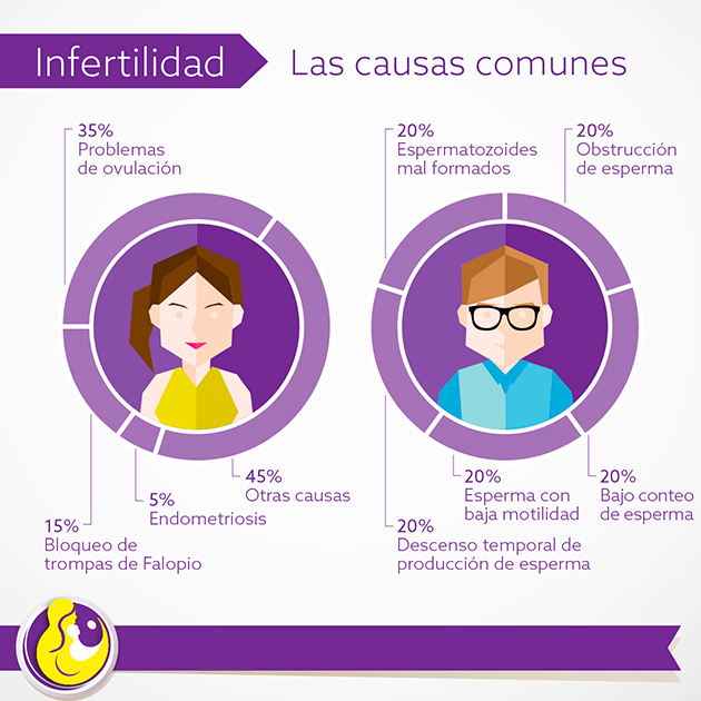 las causas más comunes de infertilidad