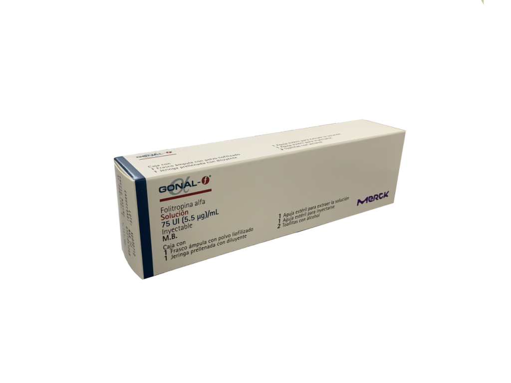 Gonal-f 75 UI solución inyectable