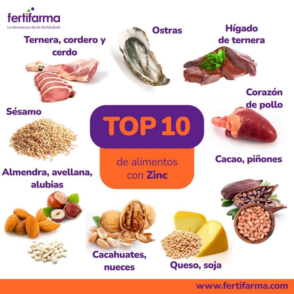 Alimentos que contienen zinc