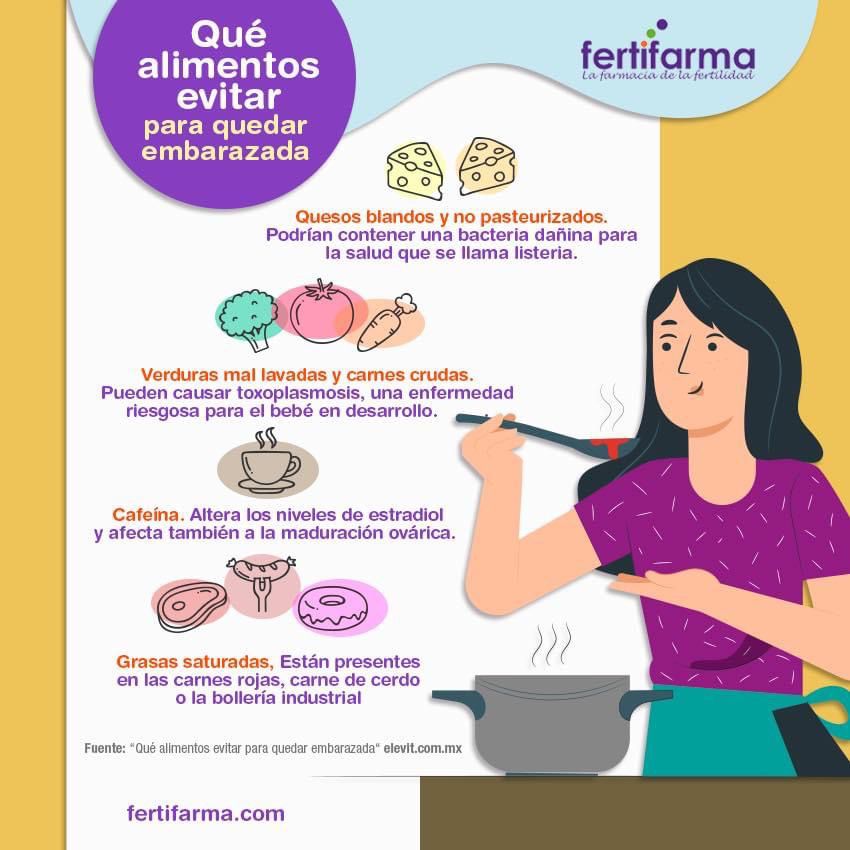 cosas que no puede comer una embarazada