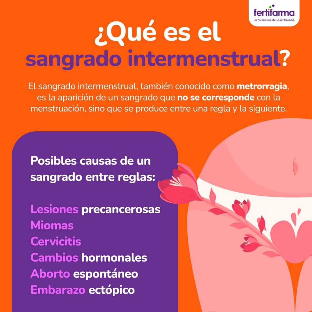 Qué es el sangrado intermenstrual
