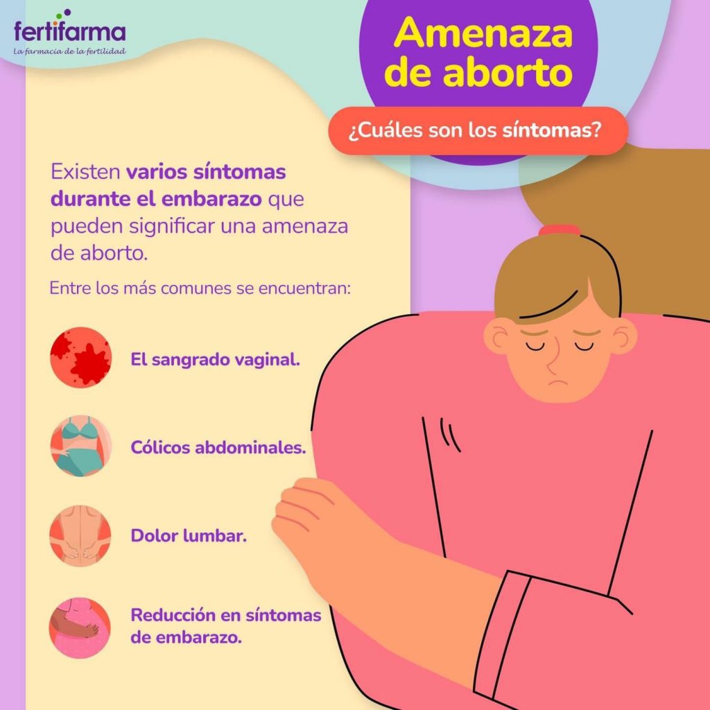 sintomas de amenaza de aborto