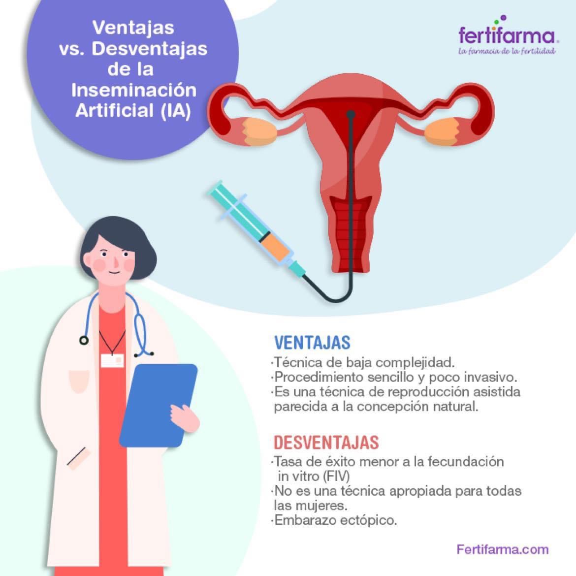 ventajas y desventajas de la inseminación artificial